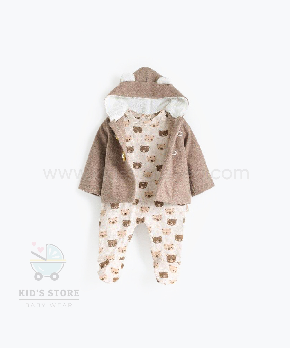 سالوبيت قطعتين مطبوع دب