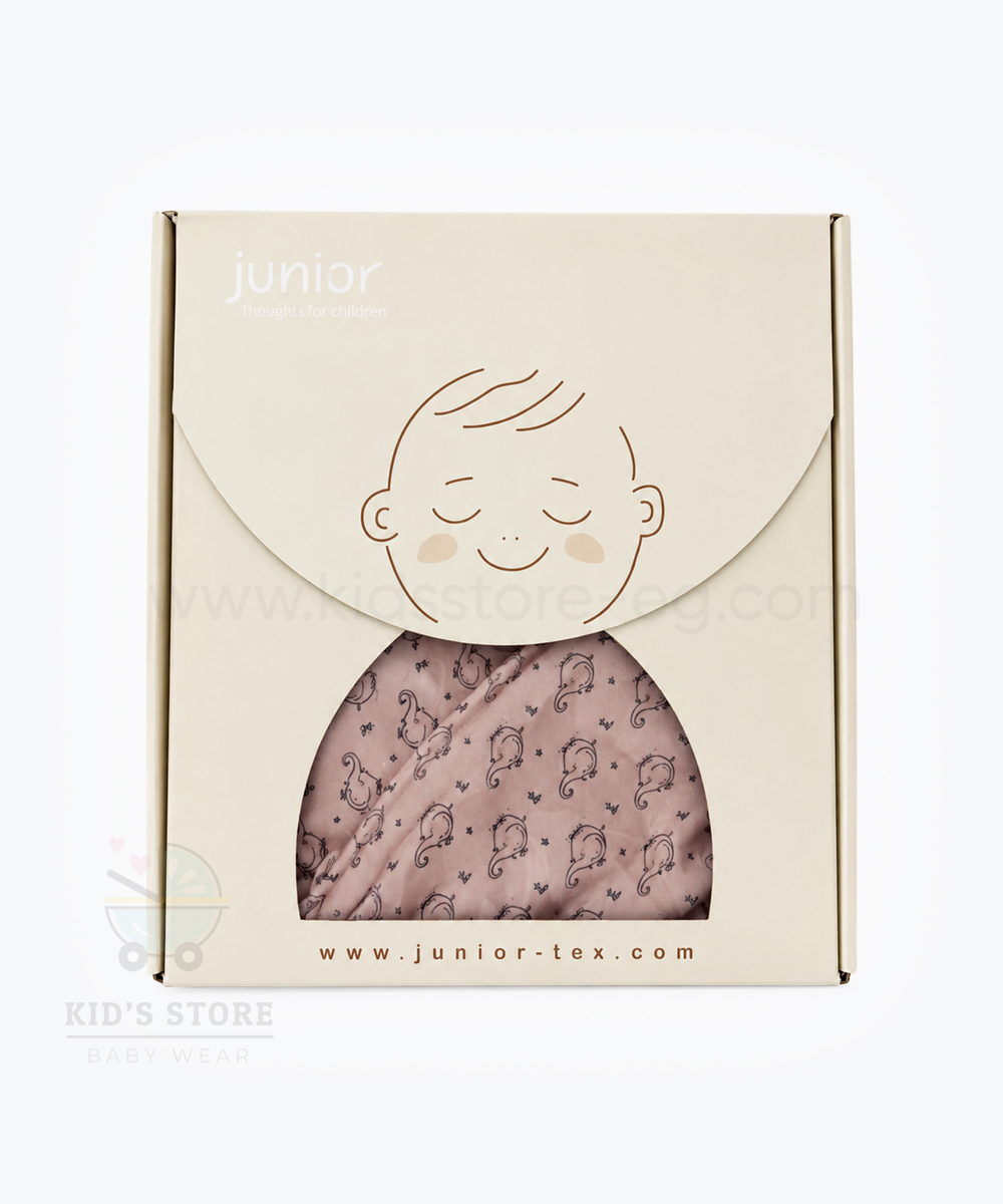 كوفرتة شتوي جونيور روز فيل بدون نمط-4